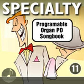 Speciality 11 Programable Organ Pd Songbook
